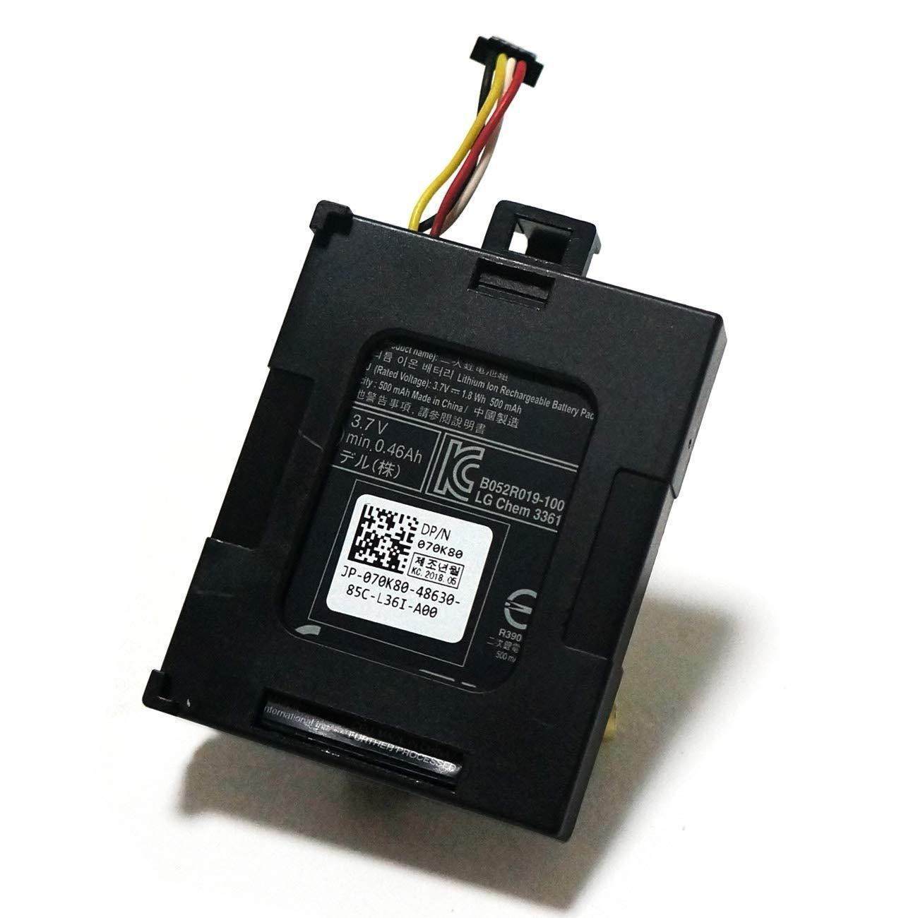 Bateria 70K80 H132V for Battery for Dell PERC RAID H710 H710P H730 H810 H830 RAID Controller 3.7V 1.8WH-FoxTI