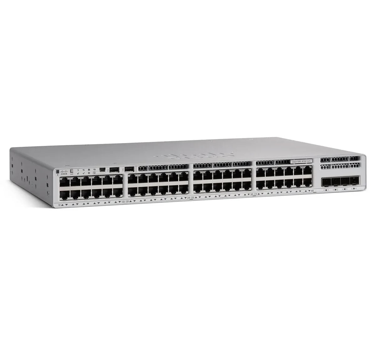 Cisco C9200L-48PL-4G-E Switch – 48-Port Partial PoE+, 1G Uplinks, Network Essentials
