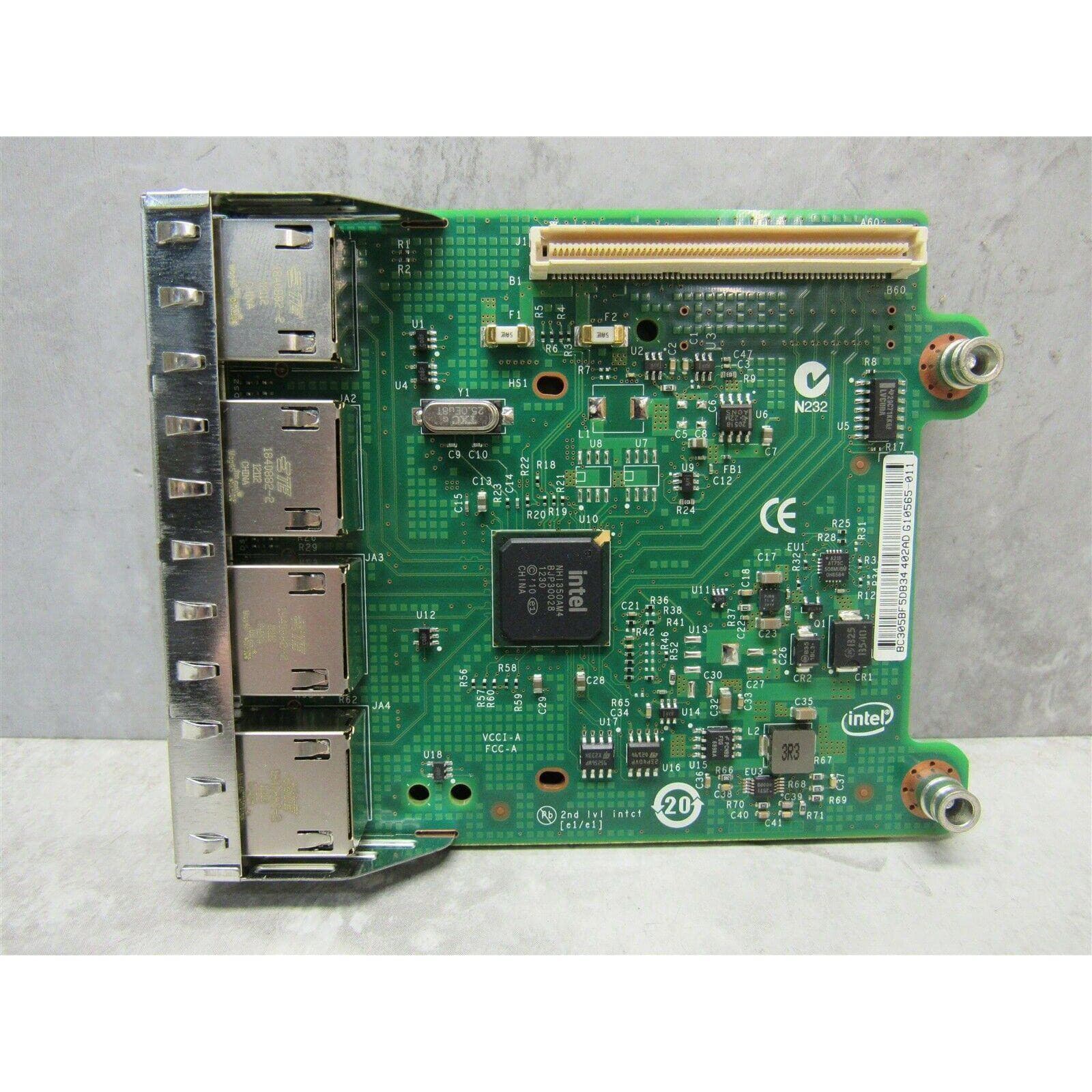 Dell R620 R720 R820 Intel I350-T4 1GBE Quad Port Network Daughter Card R1XFC 0R1XFC-FoxTI