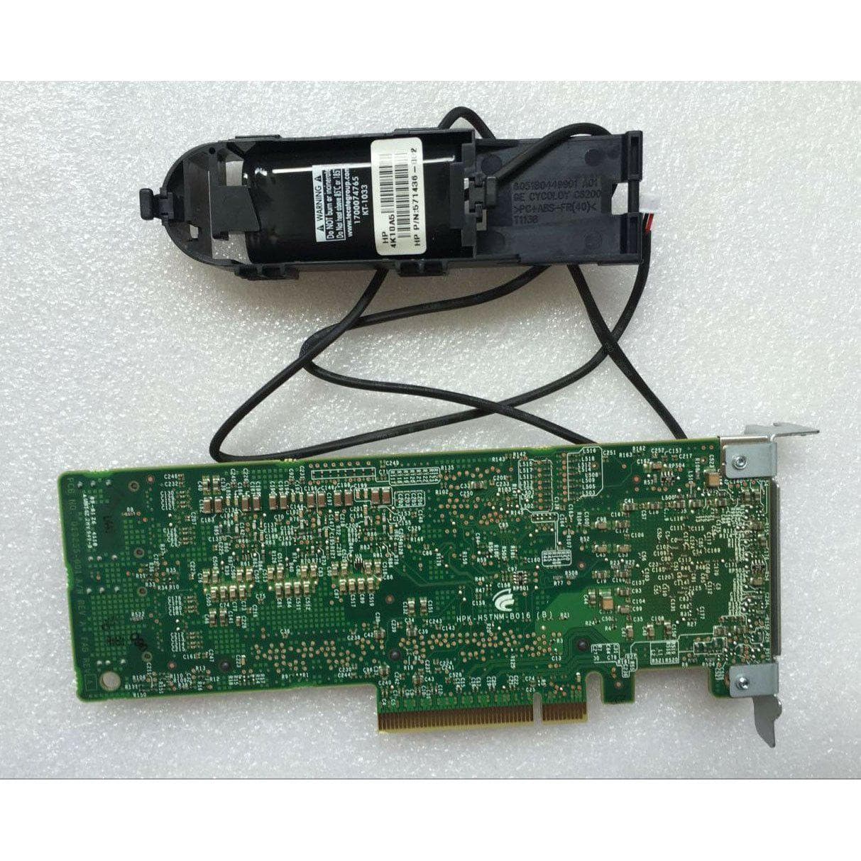 HP 572532-B21 Smart Array P410 512 MB FBWC controller raid + 571436-002 Battery 884962119556-FoxTI