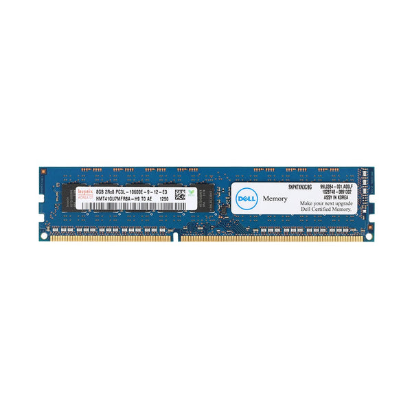 Memoria Dell 8GB DDR3L 1600MHz PC3L-12800 ECC Registered 2Rx8 1.35volt SDRAM Memory Module for Servers P/N: SNPPKCG9C/8G