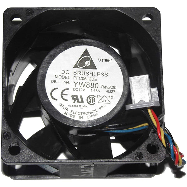 PFC0612DE 12V PowerEdge2950 PowerEdge2970 YW880 JC972 PR272 PE2950 PE2970 4 XM960 Server Cooer Fan - MFerraz Tecnologia