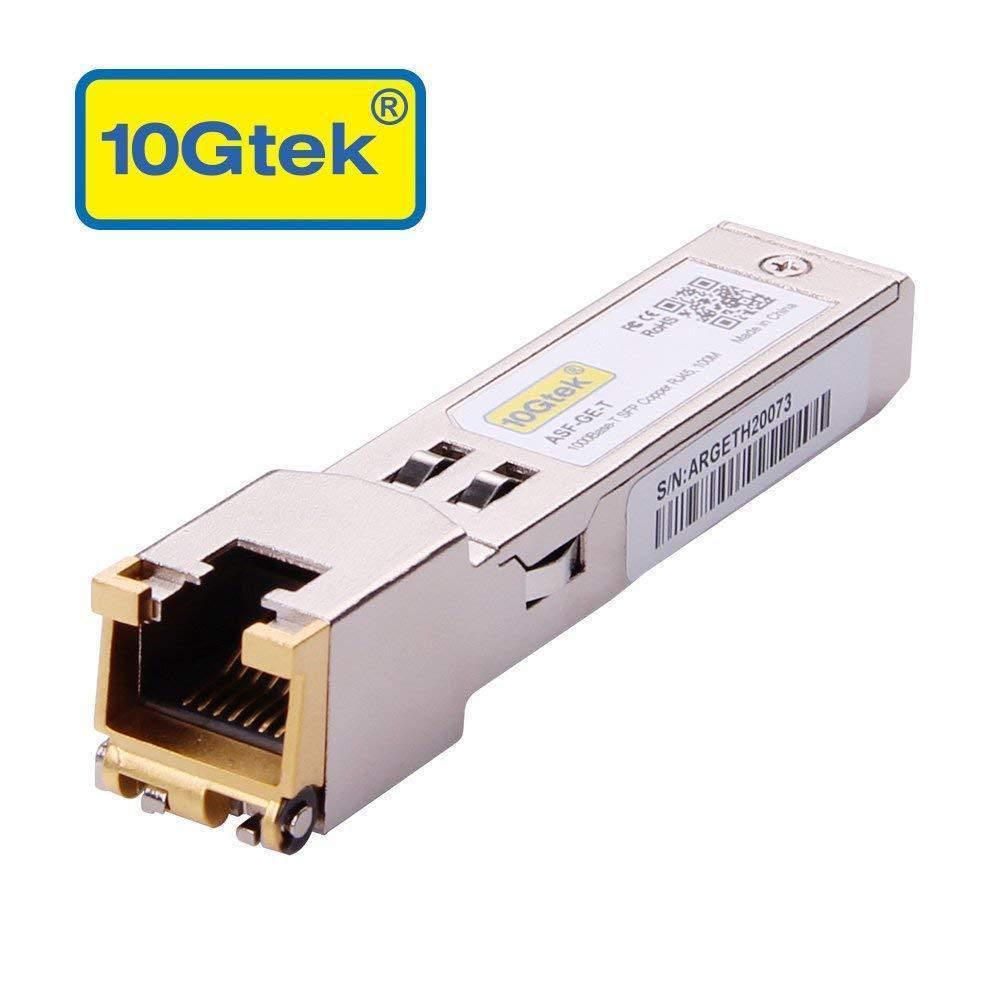 10 Gigabit SFP+ LC Multi-Mode Transceiver, 10GBASE-SR Module for Cisco SFP-10G-SR, Meraki MA-SFP-10GB-SR, Ubiquiti UF-MM-10G, Mikrotik, D-Link, Supermicro, (850nm, DDM, 300m)-FoxTI