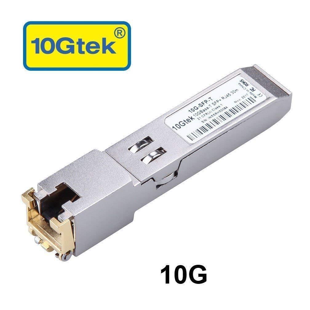 10 Gigabit SFP+ LC Multi-Mode Transceiver, 10GBASE-SR Module for HPE JD092B (850nm, DDM, 300m)-FoxTI