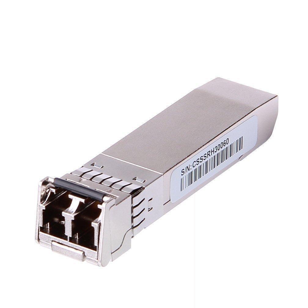 10 Gigabit SFP+ LC Multi-Mode Transceiver, 10GBASE-SR Module for HPE JD092B (850nm, DDM, 300m)-FoxTI