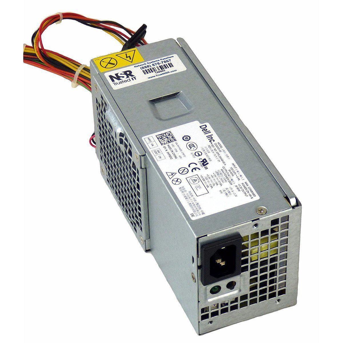 250W Watt CYY97 XW784 Power Supply Unit PSU for Dell Inspiron 531s 545s 570s Studio 540s, Optiplex 390 7010 9010 Desktop DT Systems Compatible Part: WX9P8 D-0250ADU00-201 HP-D2506R0 L250AD-00-FoxTI