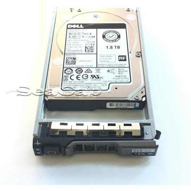 400-AGTM Dell 1.8TB SAS 10K 2.5" 12Gbps Drive R420 R520 R620 R720 R820 R910 T710-FoxTI