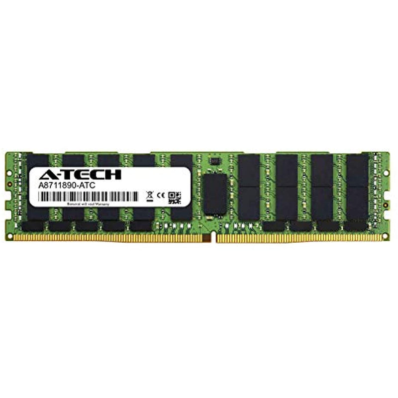 A-Tech 64GB Replacement for Dell A8711890 - DDR4 2400MHz PC4-19200 ECC Load Reduced LRDIMM 4rx4 1.2v - Single Server Memory Ram Stick (A8711890-ATC) - MFerraz Tecnologia