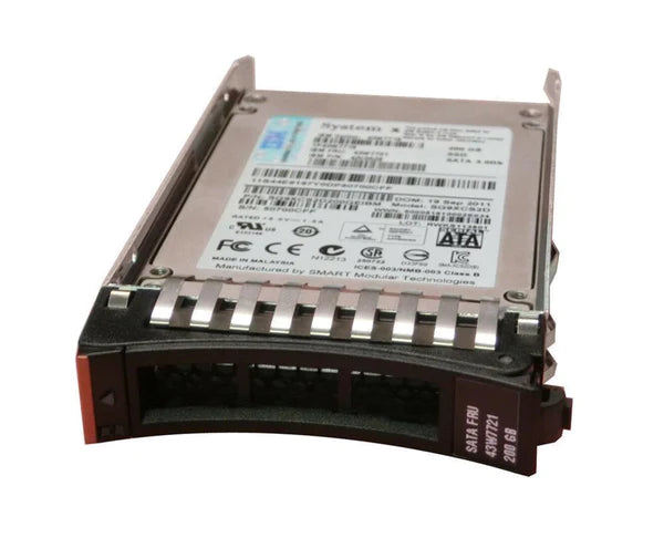  IBM 2.5" 200GB SATA Solid State Drive 2.5" SATA, E-MLC, 3GB/S 43W7718 43W7720 Disco - AloTechInfoUSA