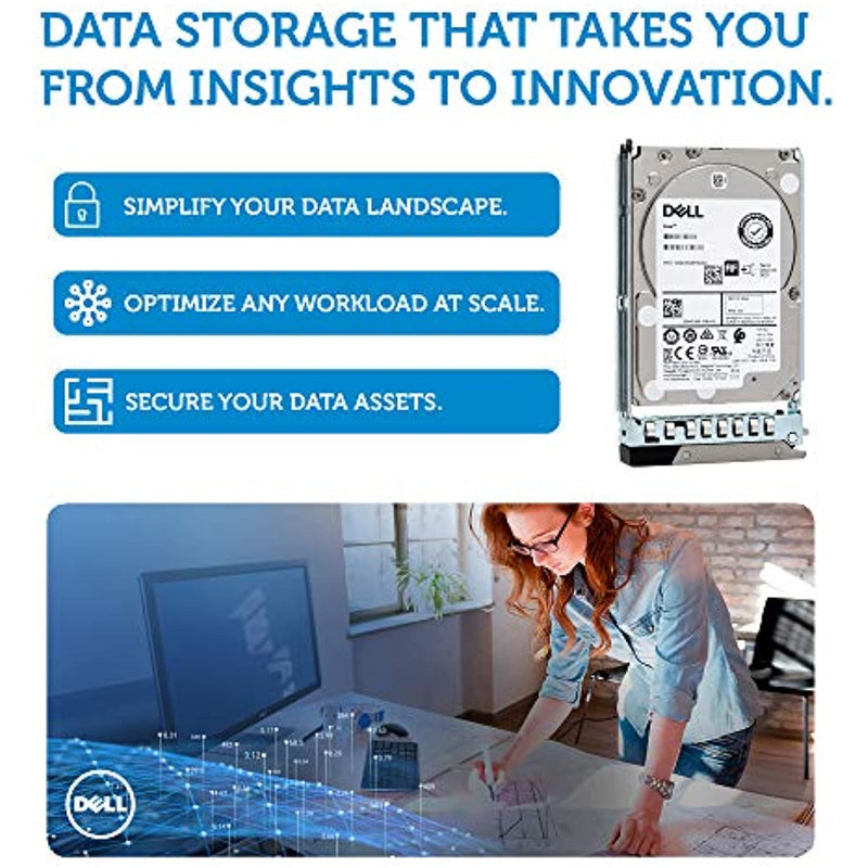 Dell 401-ABHQ 2.4TB 10K SAS 2.5-Inch PowerEdge Enterprise Hard Drive in 14G Tray Bundle with Compatily Screwdriver Compatible with R940XA R840 R440 R640 R6415 R740 R740XD R7415 R7425 R940 - MFerraz Tecnologia