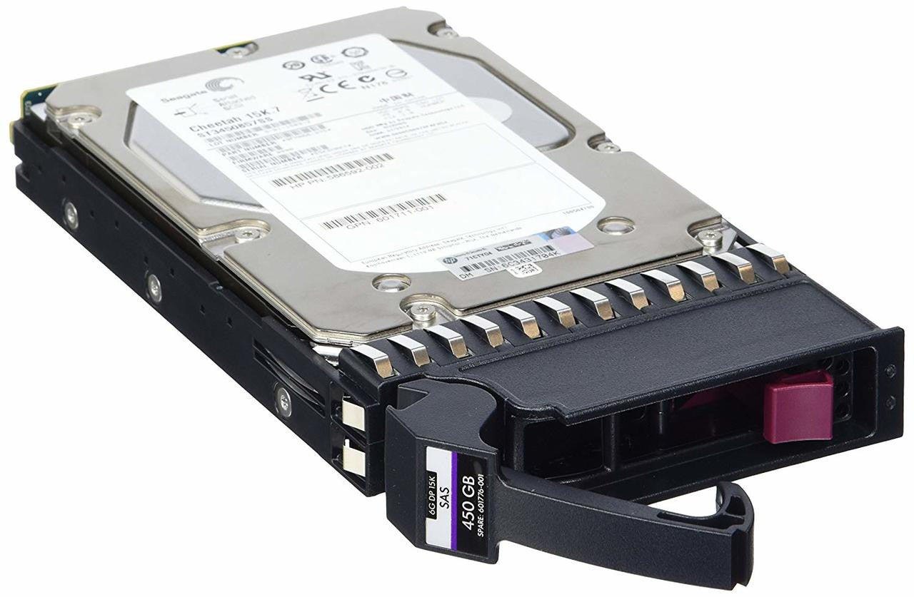 AP859A HP 450GB 3.5" 15000RPM SAS 6G Dual Port Hard Drive 601776-001 606227-002 - AloTechInfoUSA