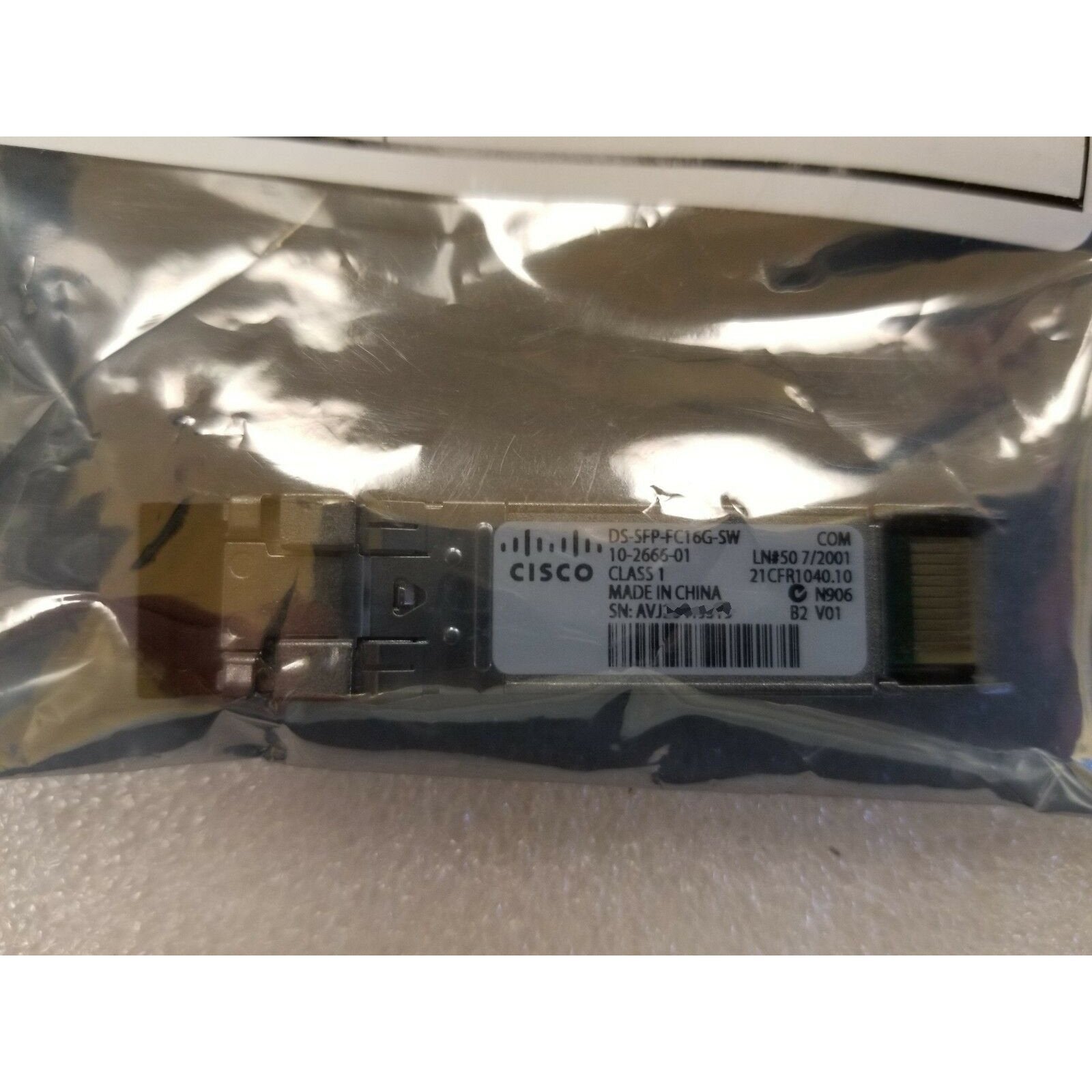 Cisco DS-SFP-FC16G-SW Transceiver 10-2666-01 Module 16Gb SFP-FoxTI