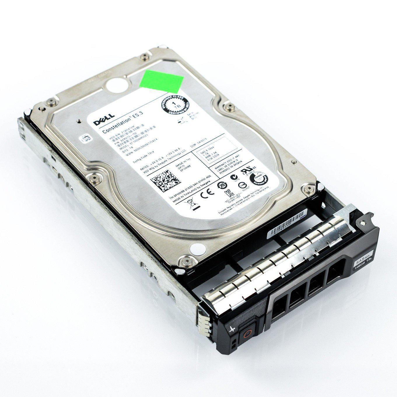 Dell FNW88 1TB 7.2K RPM SAS 3.5 6GB Hard Drive Disco Rigido-FoxTI