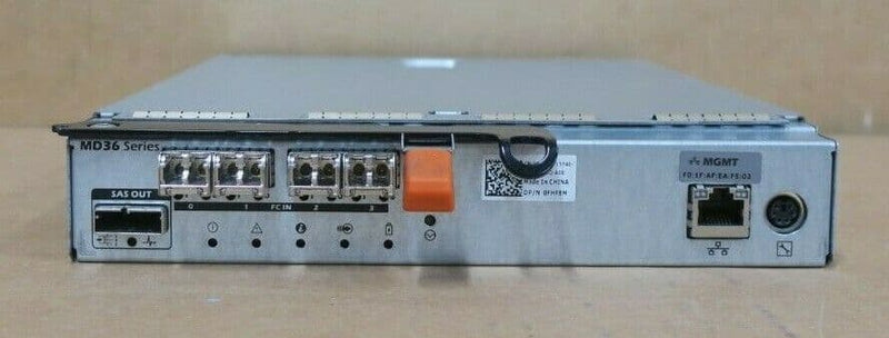 FHF8M 0FHF8M DELL POWERVAULT MD3600f MD3620f FIBER FIBRE 8GBS MODULE CONTROLLER Controladora - AloTechInfoUSA