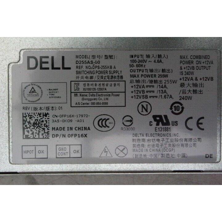 Dell Optiplex 9020 Power Supply