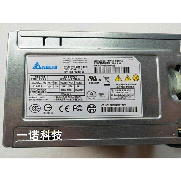 DPS-350AB20A HP Ml310e G8 350W 671310-001 686761-001 Power Supply #Q7973 ZX-FoxTI