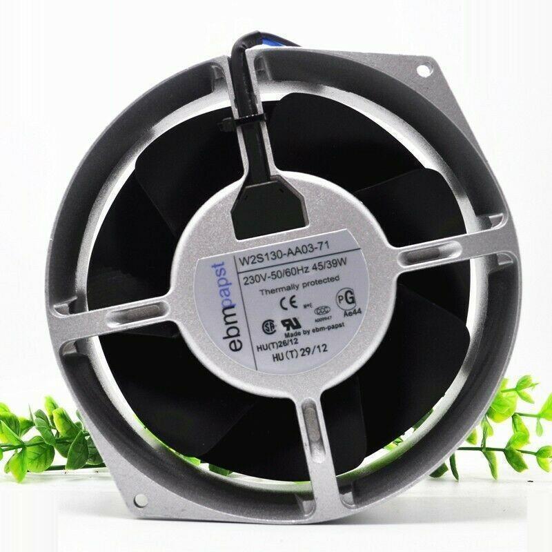 Ebm Papst W2S130-AA03-71 AC 230V 39~45W 172x150x55mm Server Round Cooling Fan Cooler-FoxTI