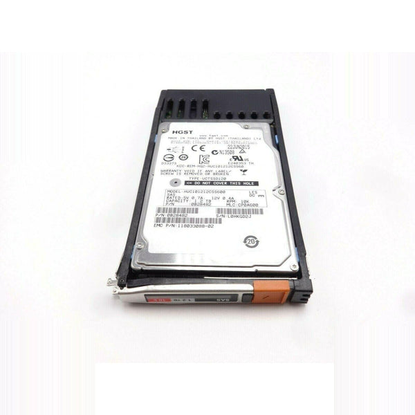 EMC 118033088-02 1.2TB 10K 6Gbps 2.5" SAS Small Form Factor Hard Drive with tray-FoxTI