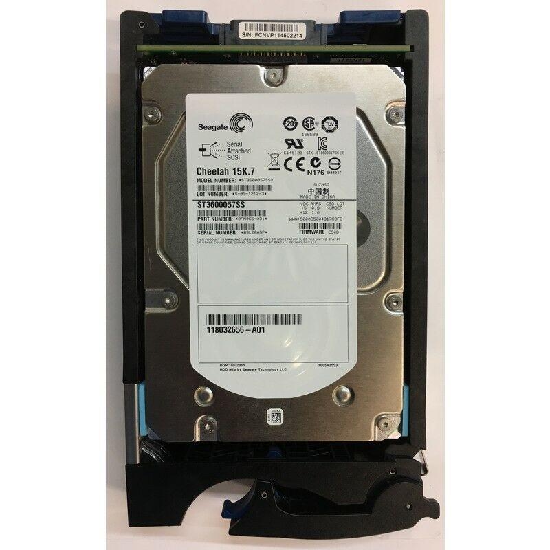 EMC 600GB, 15K RPM, SAS for VNX5200 5400 5600 5800 7600 8000 - 9FN066-031-FoxTI