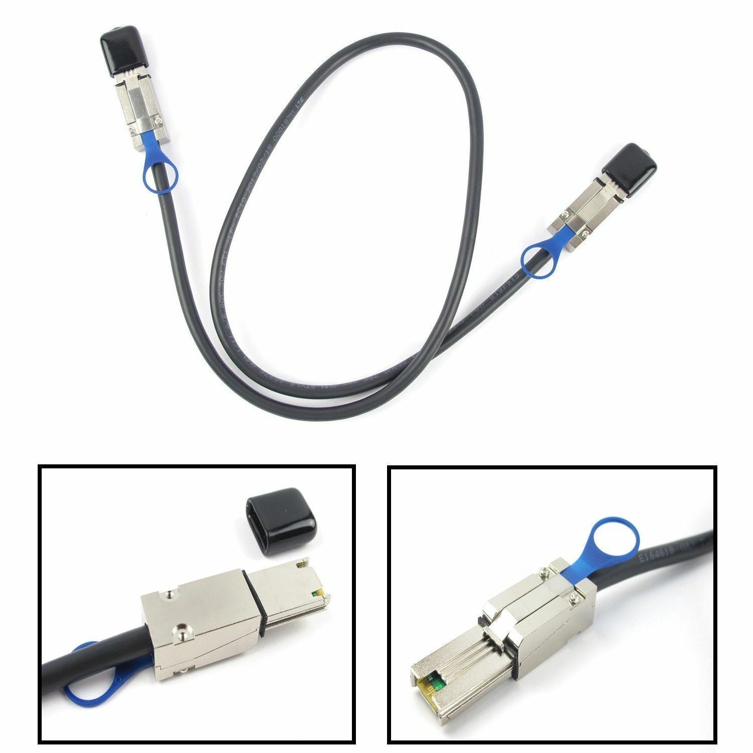 External Multila Mini SAS SFF-8088 to SFF-8088 Cable Mini SAS 26P 3FT 1M 713243025142-FoxTI