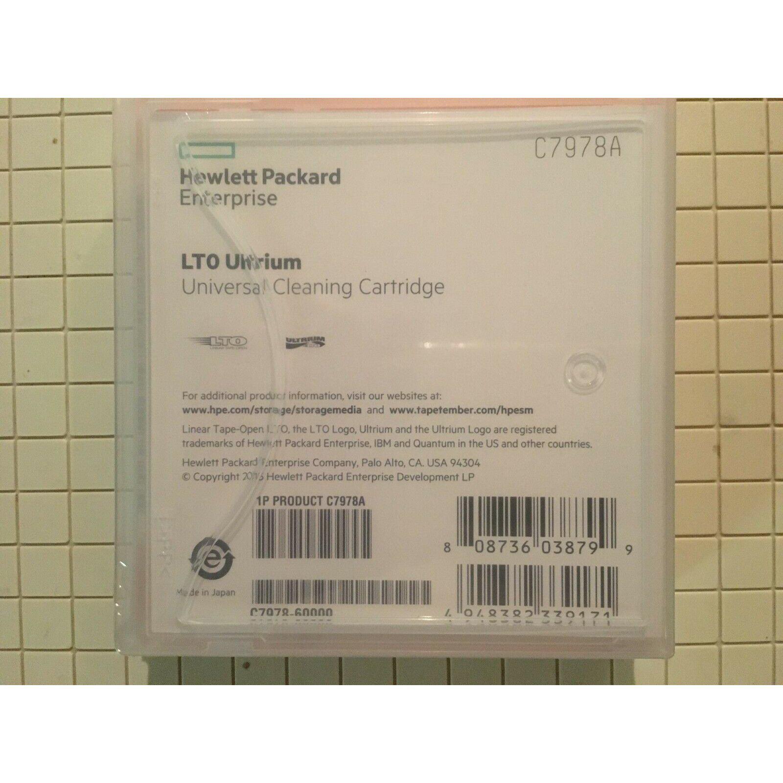 Fita HPE C7978A Universal Cleaning tape Cartridge for LTO 1-7 Ultrium drives 808736038799-FoxTI