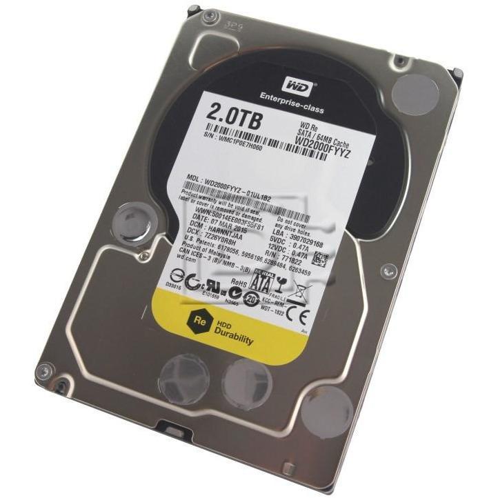 HD 2TB SATA 7.2k RPM LFF 3.5" 6G WD2000FYYZ-FoxTI