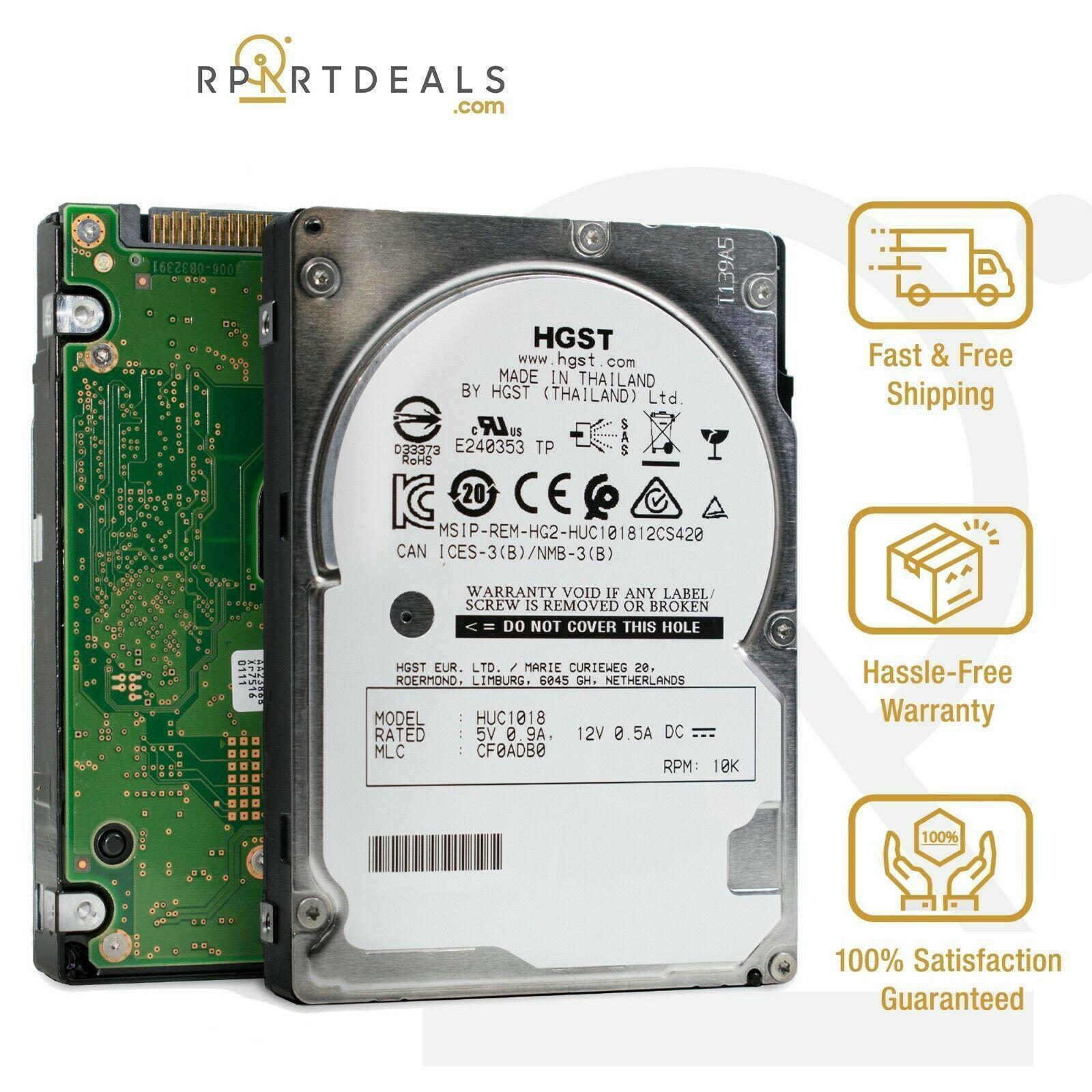 HGST HUC101860CSS200 0B28808 600GB 10K RPM SAS 2.5" 512n ISE Enterprise HDD-FoxTI