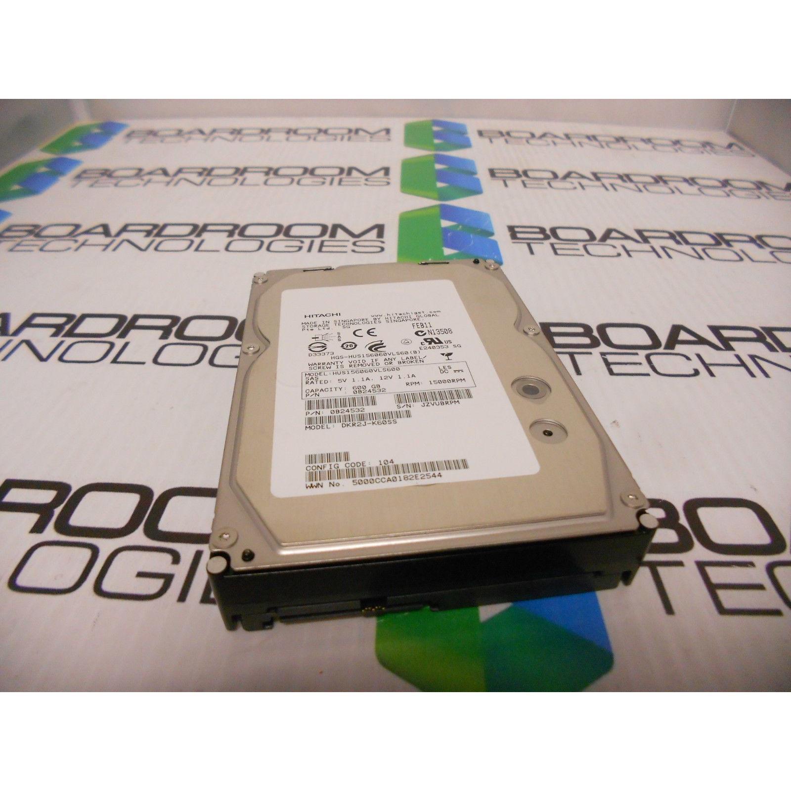 Hitachi HGST HUS156060VLS600 600GB 15K 3.5" HDD SAS Server Storage Hard Drive 695976751898-FoxTI