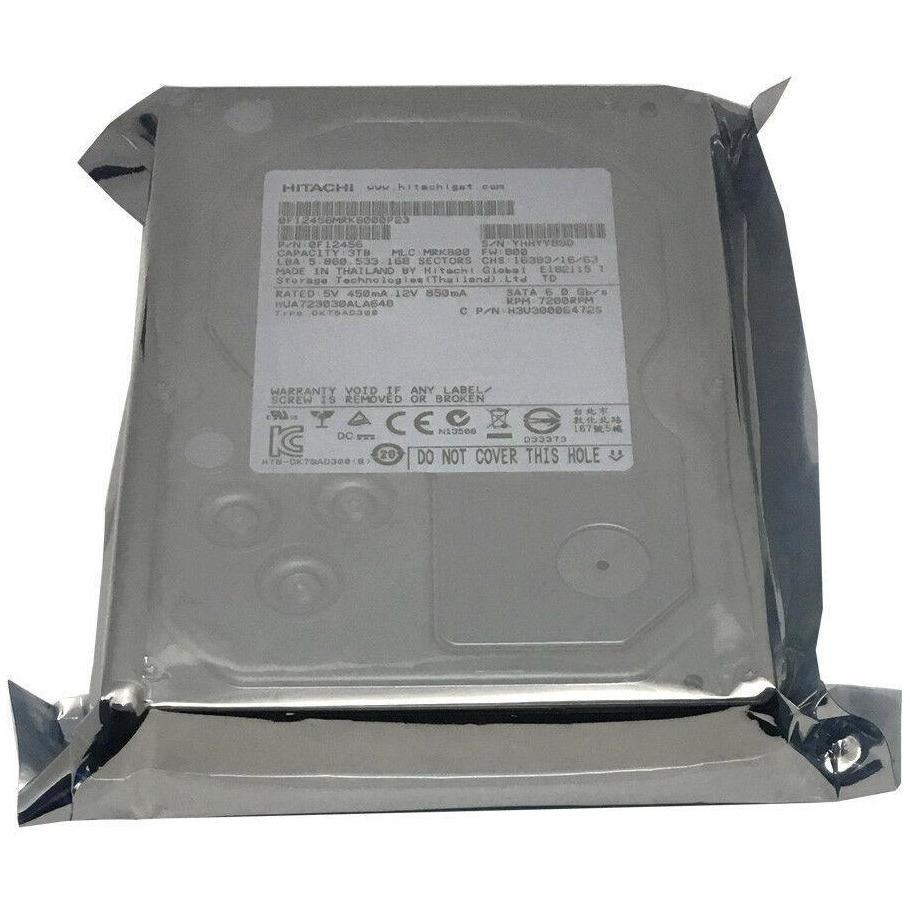 Hitachi Ultrastar HUA723030ALA640 3TB 7200 RPM 64MB SATA 6.0Gb/s 3.5" Hard Drive 829686001787-FoxTI