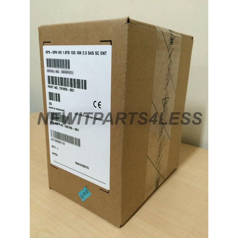 HP 1.8TB 12G SAS 10K 2.5IN SC 512E 791034-B21 791055-001 768789-001-FoxTI