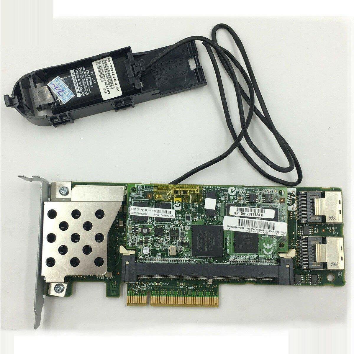 HP 572532-B21 Smart Array P410 512 MB FBWC controller raid + 571436-002 Battery 884962119556-FoxTI