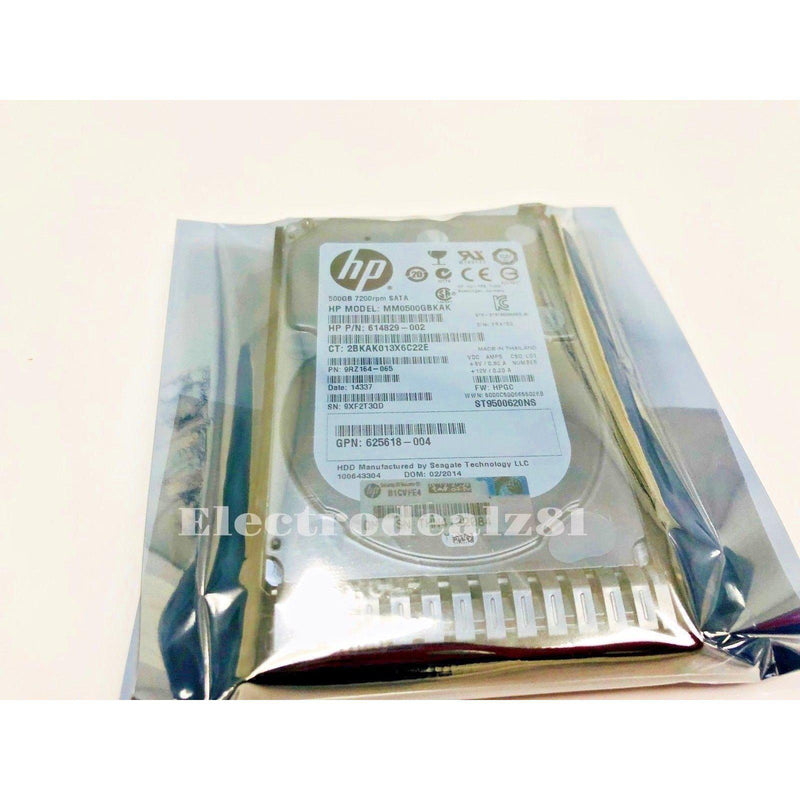 HP 655708-B21 500GB SATA MDL 6G 7.2k 2.5'' SC HD 614829-002 656107-001 886111651054-FoxTI