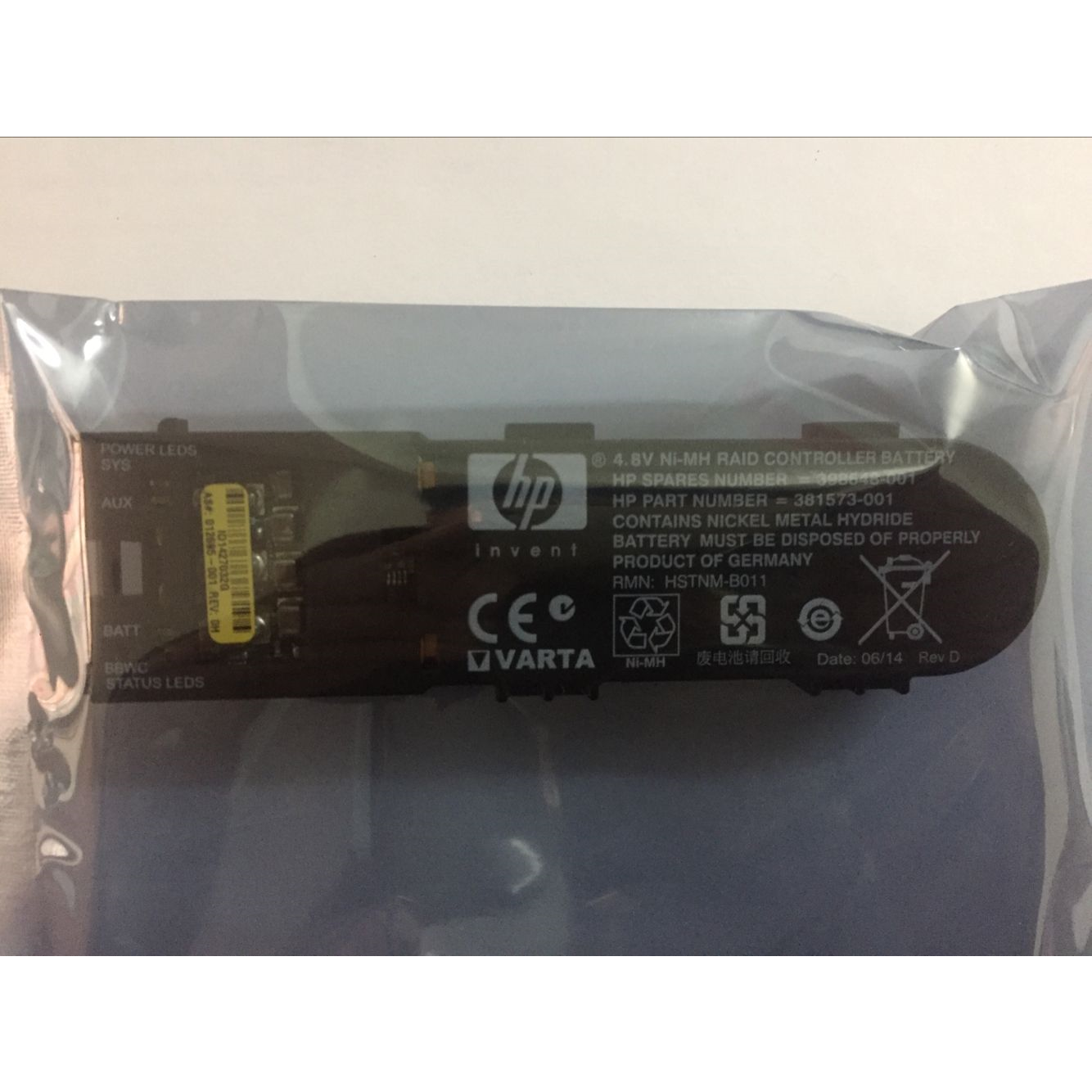 HP Battery 381573-001 398648-001 for Smart Array P400 P600 P800 2012 13 14 15 Bateria 4052777043359-FoxTI