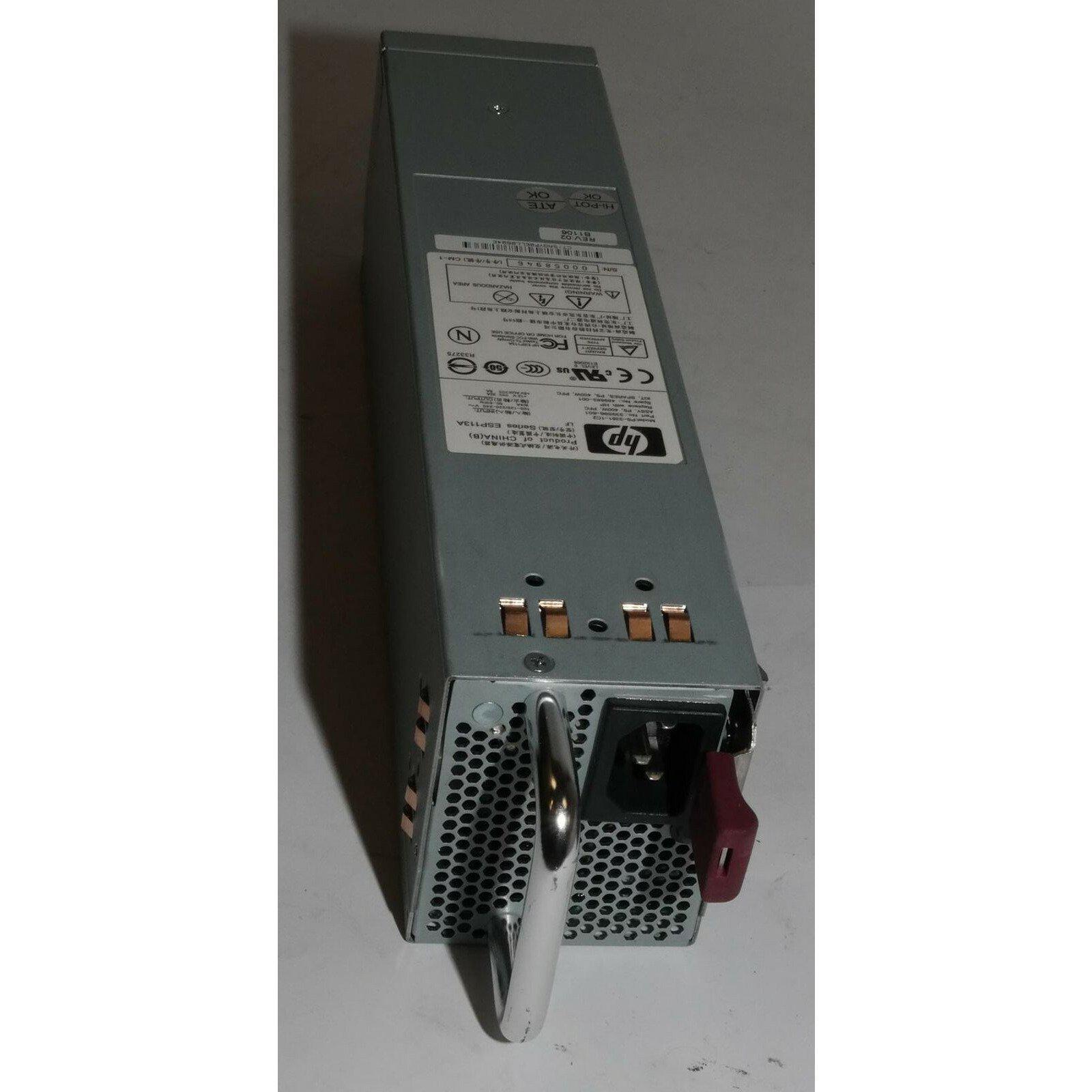 HP POWER SUPPLY 339596-601 PS-3381-1C2 EVA 6400 EVA 8400 ESP113A 489883-001 400W-FoxTI