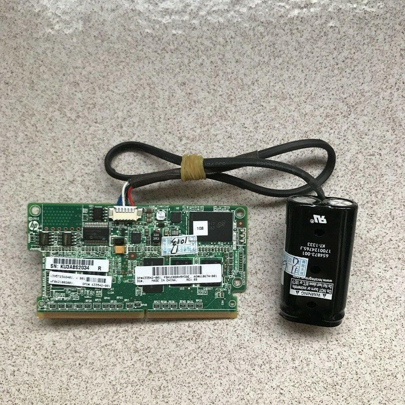 HP Smart Array P222 P420 P421 1GB FBWC Cache Module With Battery 633542-001-FoxTI