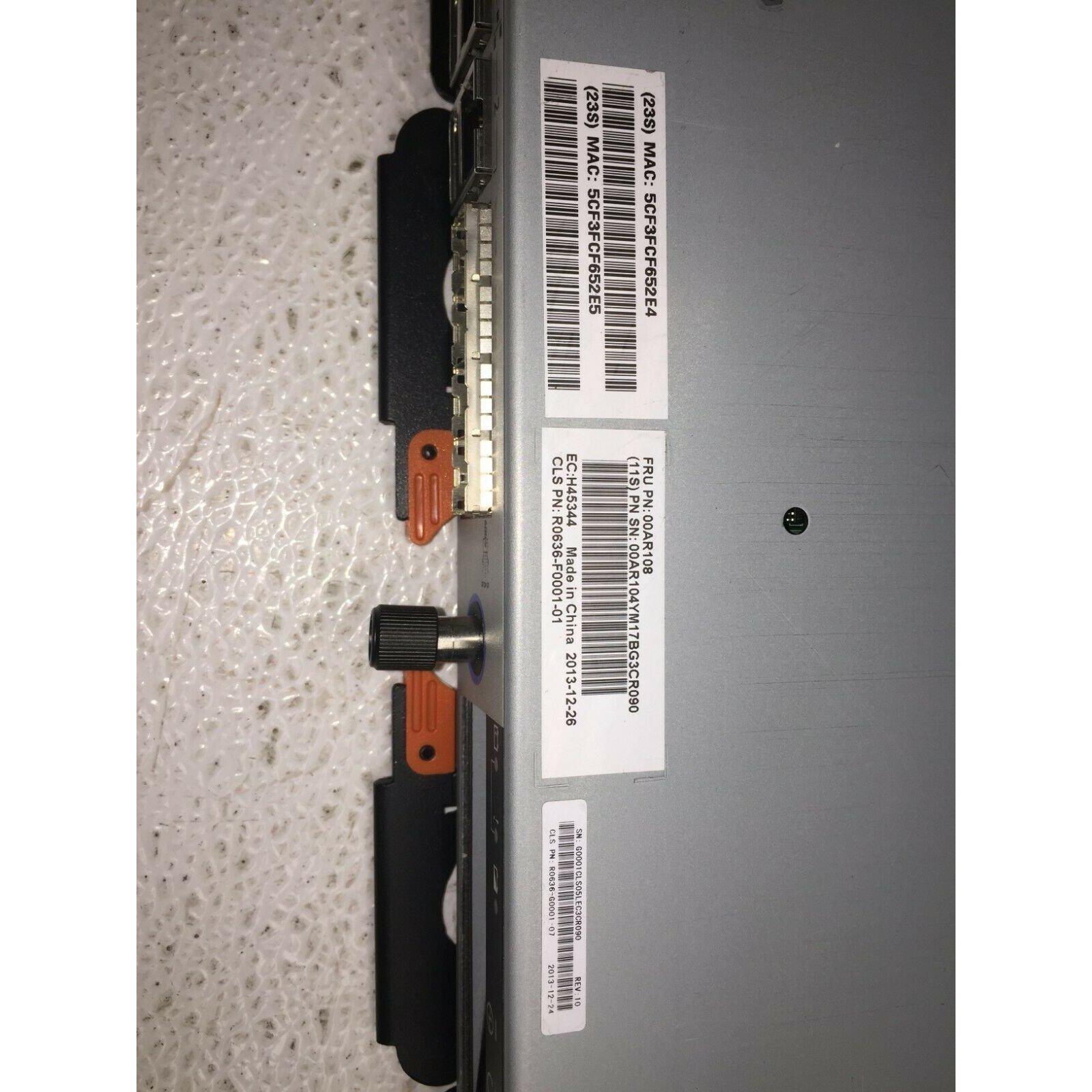 IBM 00AR108 V3700 Node Cannister Controller 4GB 00AR108 SN: 00AR104YM17BG3CR090-FoxTI