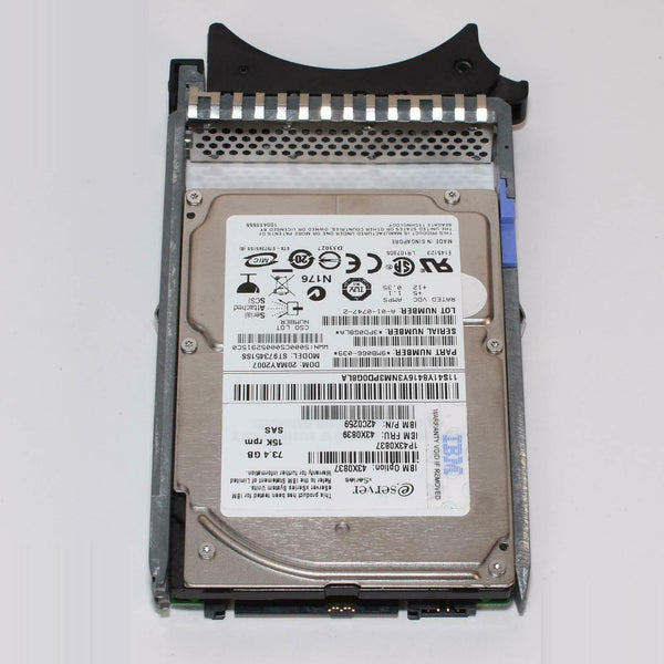 IBM 43X0839 73.4GB 15K 3.5" SAS 3Gbps Savvio 15K.1 ST973451SS 43X0837 42C0259 102645870274-FoxTI