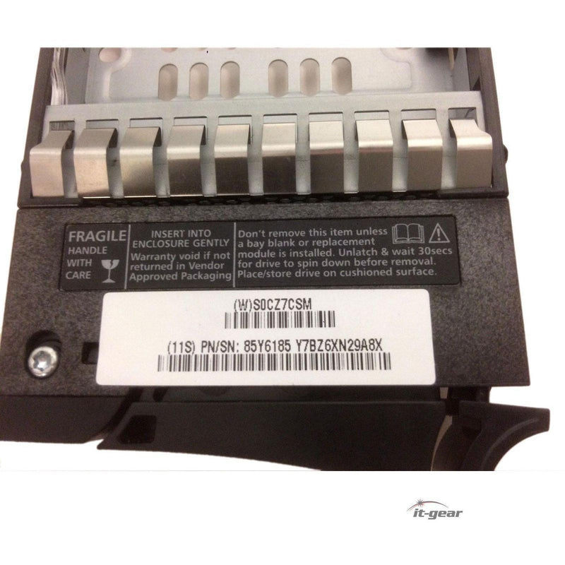 IBM 85Y6185 V7000 300GB 2.5'' 15K 6GB SAS HDD Hard Drive w/Tray 3253-2076 658759207487-FoxTI