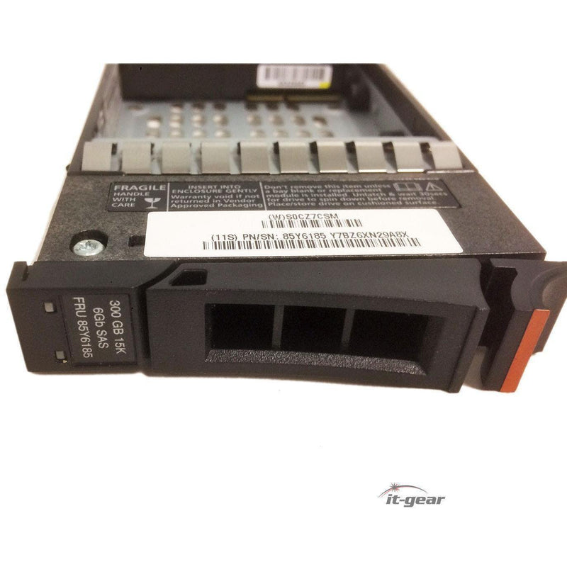 IBM 85Y6185 V7000 300GB 2.5'' 15K 6GB SAS HDD Hard Drive w/Tray 3253-2076 658759207487-FoxTI