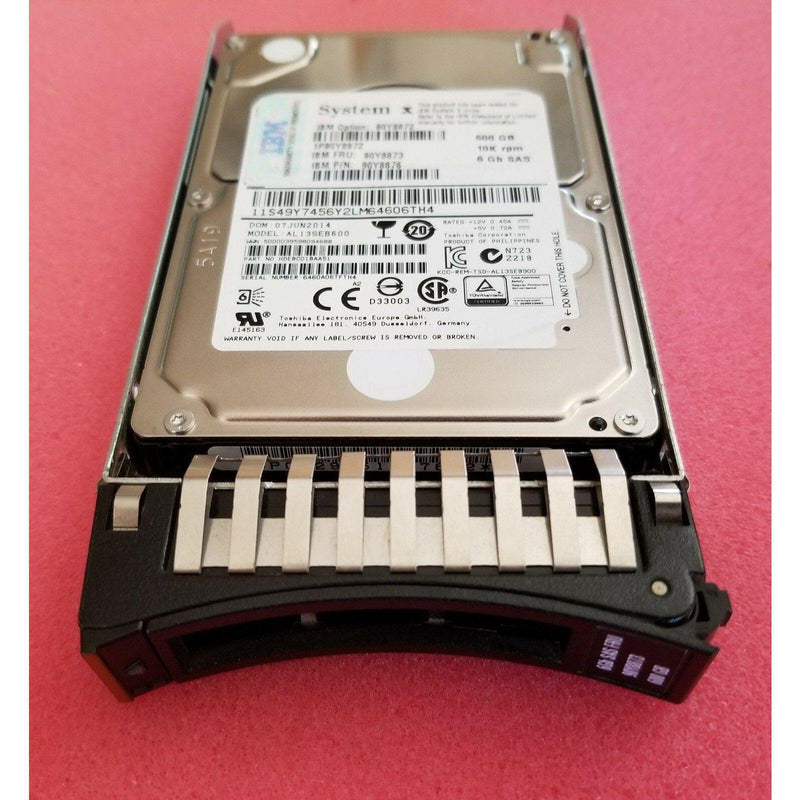 IBM 90Y8873 600GB 10K RPM SAS 6Gb/s SFF 2.5" 90Y8872 90Y8874 Hard Drive-FoxTI