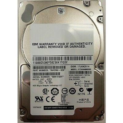 IBM 9WE066-039 2.5" 10K SAS 300GB HARD DRIVE-FoxTI