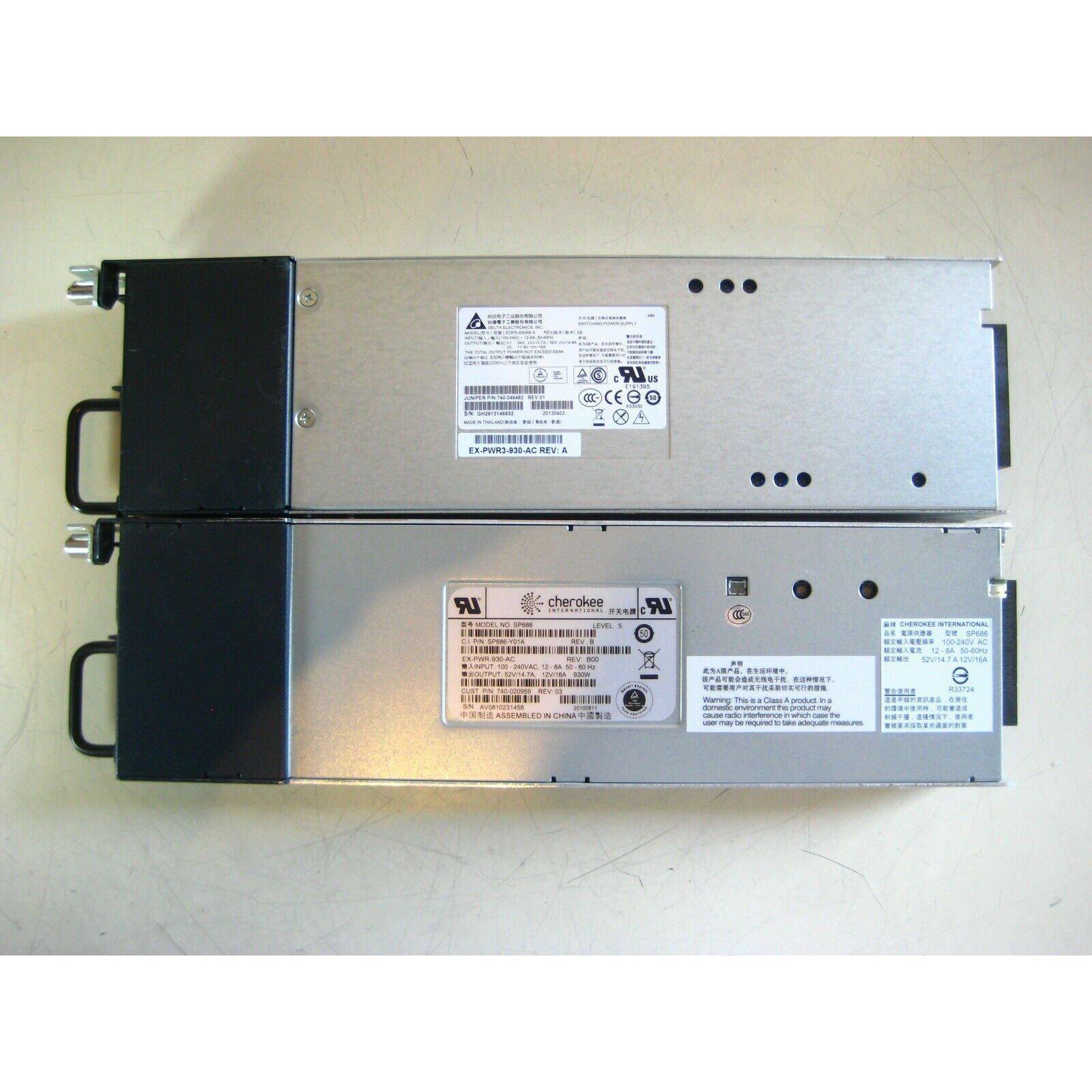 Juniper EX3200 and EX4200 Power Supply