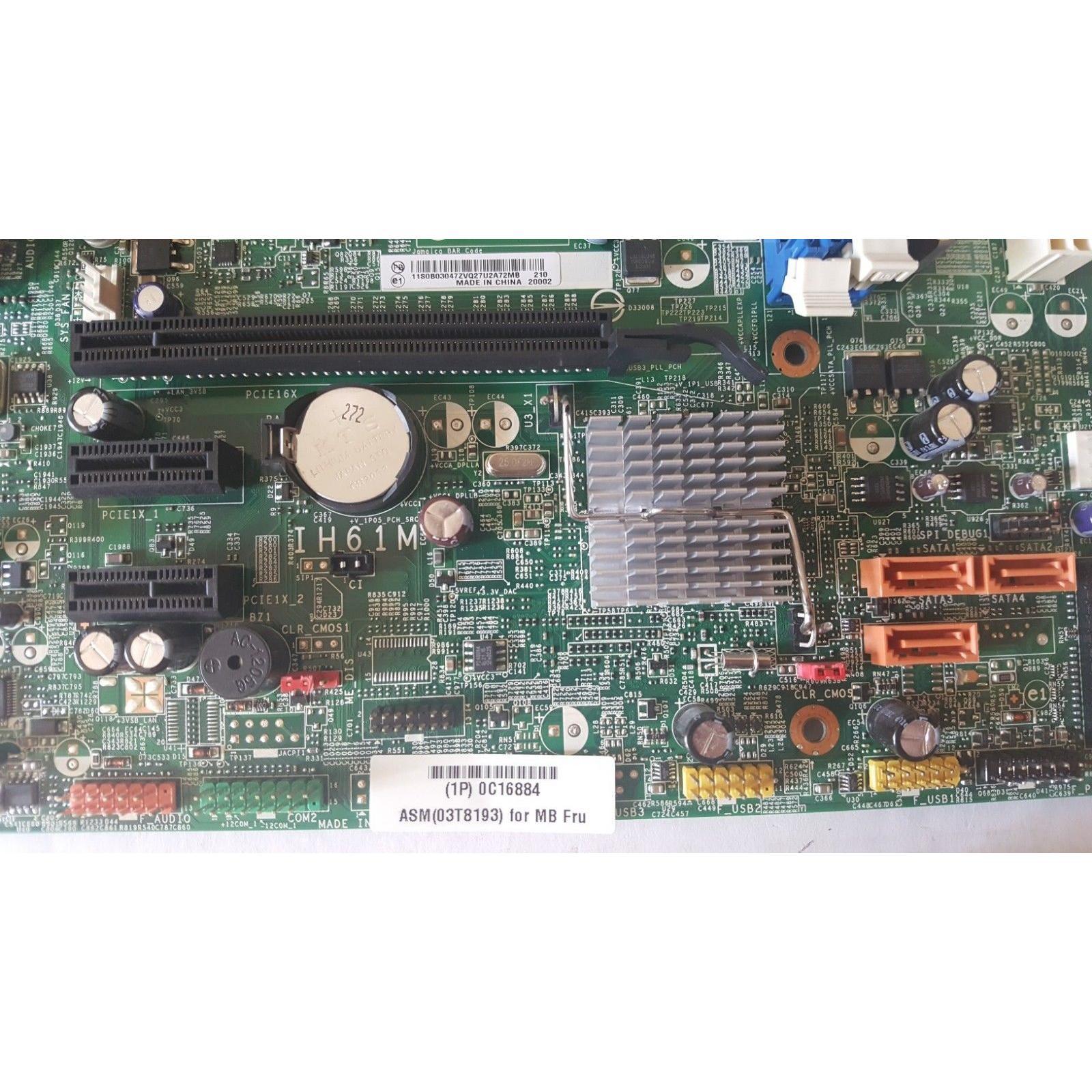 Lenovo ThinkCentre M72e IH61M LGA1155 Intel Motherboard #03T8193-FoxTI