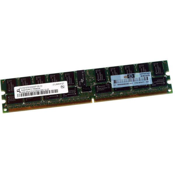 Memória 8GB (2x4GB) DDR2 667MHz 240-Pin ECC RDIMM PC2-5300P para HP 405477-061-FoxTI