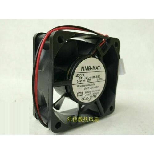 NMB 2410ML-05W-B50 24V 0.13A 60*25MM 6CM 6025 Inverter Fan 2... 423639251443-FoxTI