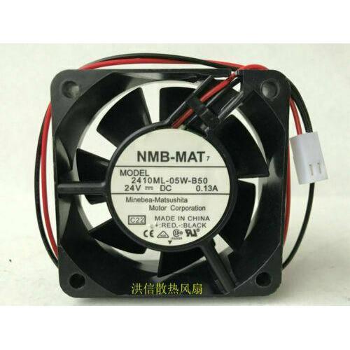 NMB 2410ML-05W-B50 24V 0.13A 60*25MM 6CM 6025 Inverter Fan 2... 423639251443-FoxTI