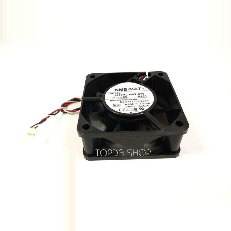 NMB 2410ML-05W-B79 Inverter cooling fan DC24V 0.25A 4.56W 60*60*25MM 3pin 819599205297-FoxTI