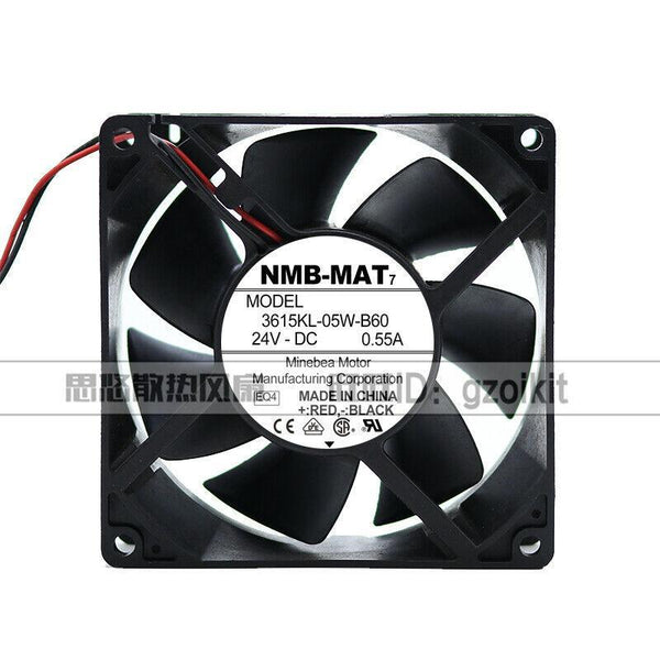 NMB-MAT 3615KL-05W-B60 24V 0.55A 92*92*38MM 9CM Inverter Cooling Fan-FoxTI