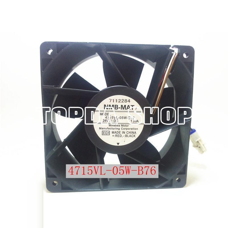 NMB-MAT 4715VL-05W-B76 120*38 24V 1.20A 12CM 120*120*38mm inverter fan-FoxTI