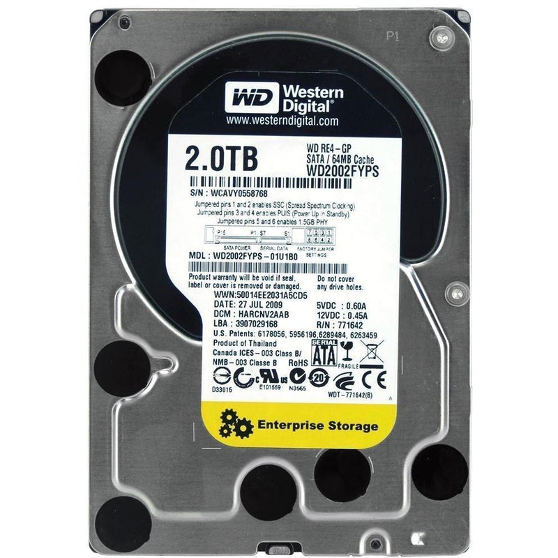 RE4-GP WD2002FYPS Hard Drive-FoxTI